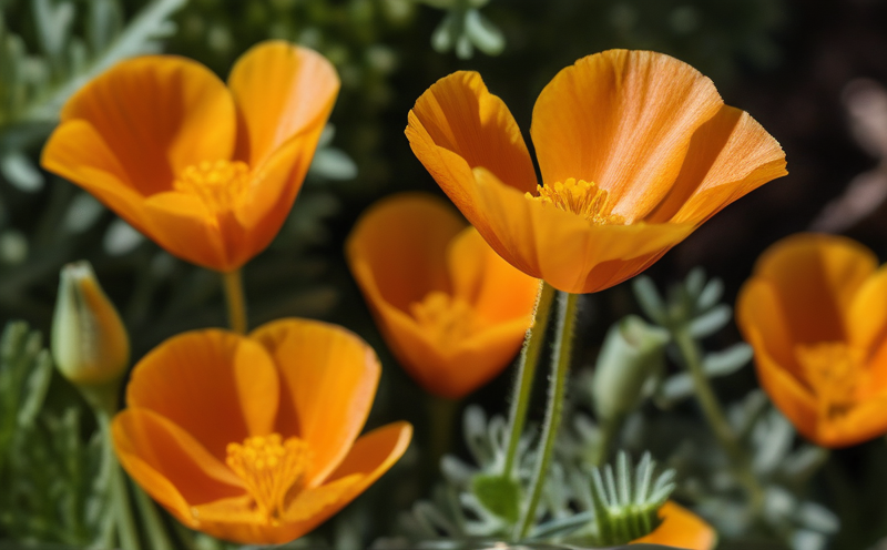 California Poppy plant photo