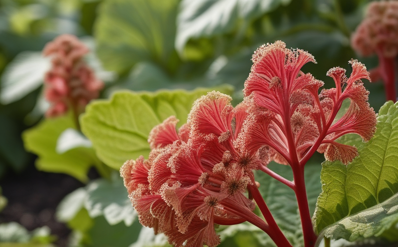Rhubarb plant photo